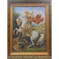 St. George - Framed Cloths Painting